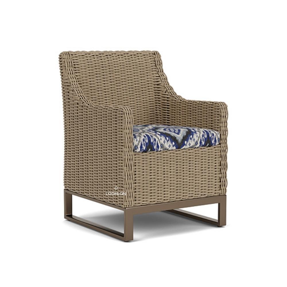 Milan Dining Armchair Premium Wicker Furniture Made In USA - Uptown Sebastian