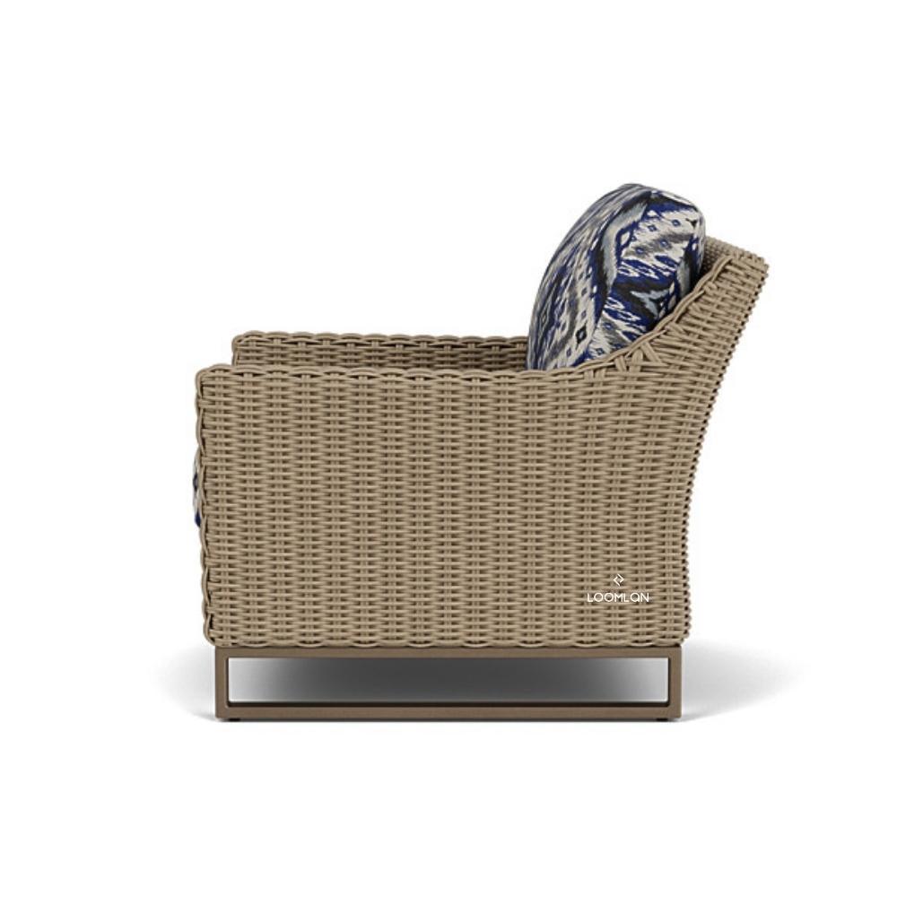 Milan Lounge Chair Premium Wicker Furniture Made In USA - Uptown Sebastian