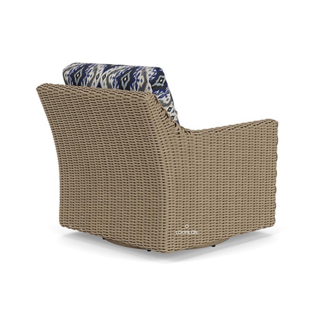 Milan Outdoor Replacement Cushions For Swivel Glider Lounge Chair - Uptown Sebastian