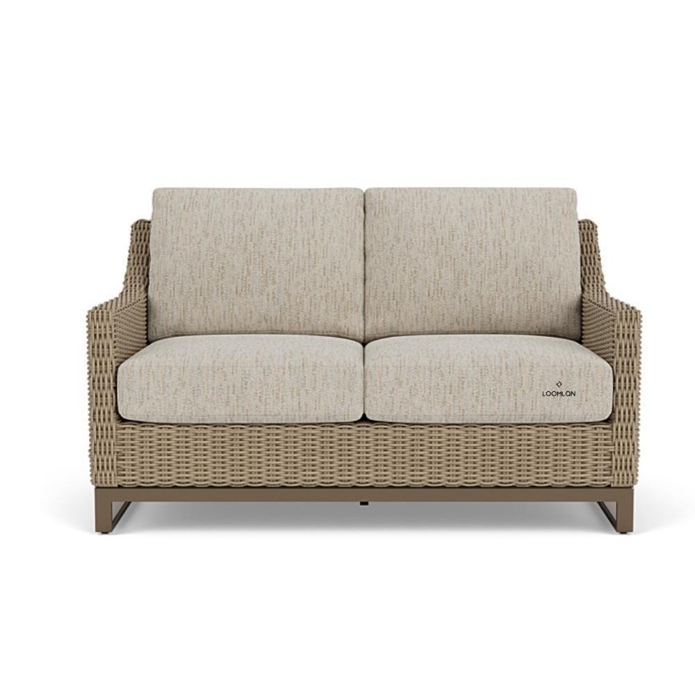 Milan Outdoor Sunbrella Replacement Cushions For Loveseat - Uptown Sebastian