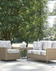 Milan Sofa Premium Wicker Furniture Made In USA Lloyd Flanders - Uptown Sebastian