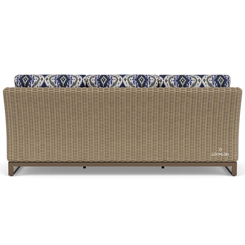 Milan Sofa Premium Wicker Furniture Made In USA Lloyd Flanders - Uptown Sebastian