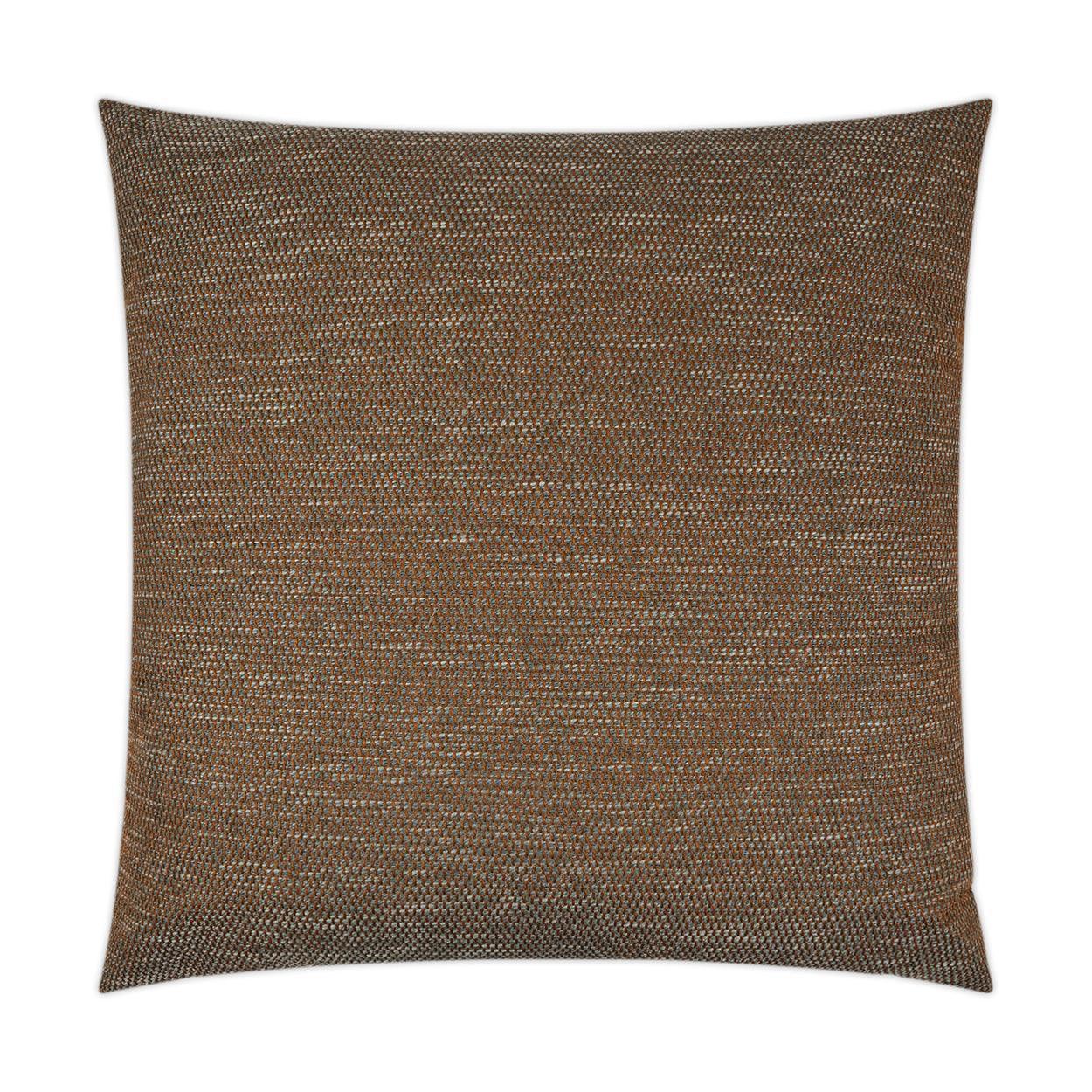 Mirante Rust Solid Brown Large Throw Pillow With Insert - Uptown Sebastian