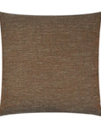 Mirante Rust Solid Brown Large Throw Pillow With Insert - Uptown Sebastian