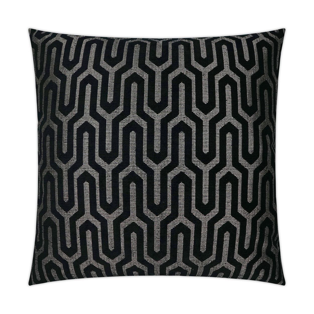 Moda Black Global Black Large Throw Pillow With Insert - Uptown Sebastian