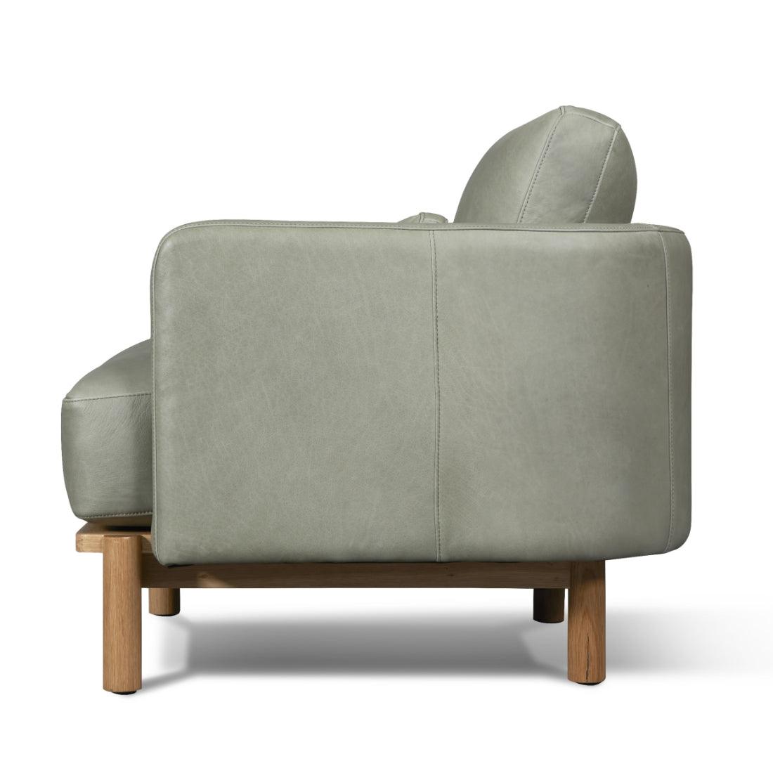 Modern Handmade Nubuck Leather Accent Chair Margot - Uptown Sebastian