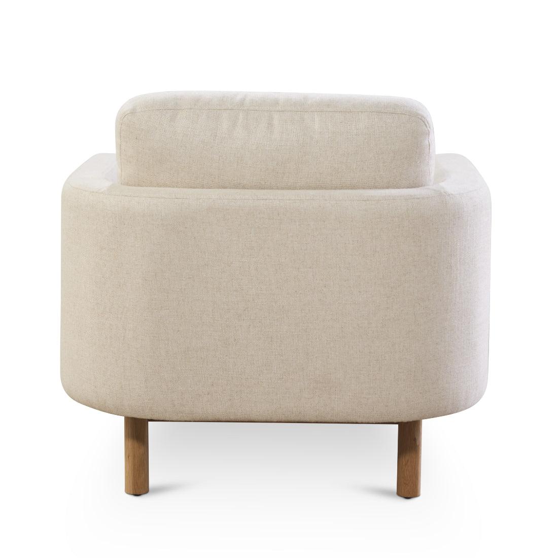 Modern Handmade Nubuck Leather Accent Chair Margot - Uptown Sebastian