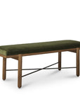 Modern Upholstered Suede Bedroom Bench Preston - Uptown Sebastian