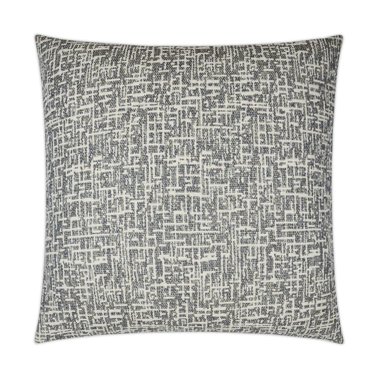 Montecito Midnight Slate Blue Large Throw Pillow With Insert - Uptown Sebastian