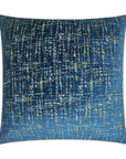 Moonstruck Blue Abstract Blue Large Throw Pillow With Insert - Uptown Sebastian