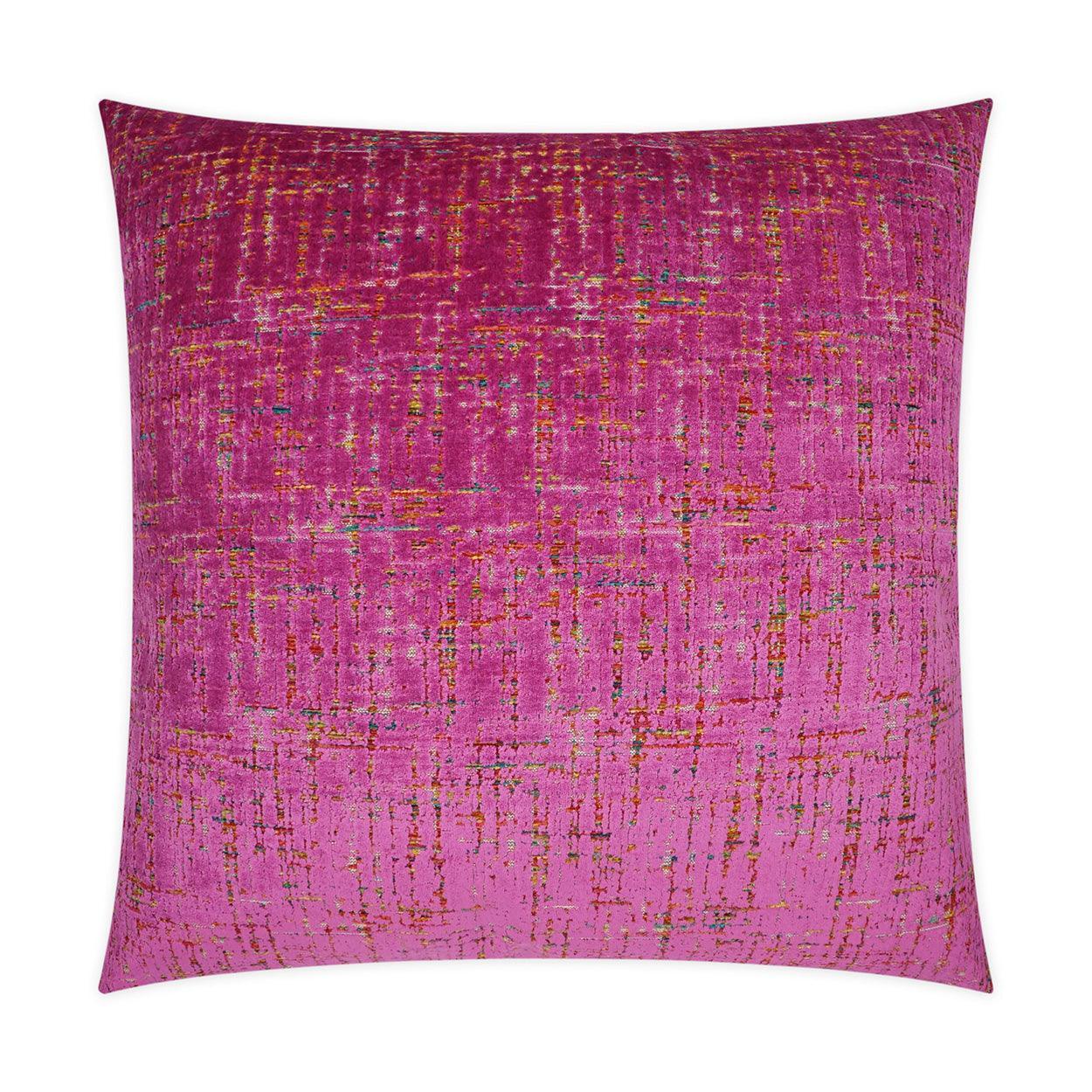 Moonstruck Fuchsia Abstract Fuchsia Large Throw Pillow With Insert - Uptown Sebastian