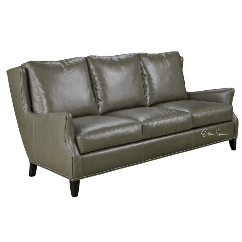 Mountain Majesty Handcrafted - Elevated Leather Sofa - Uptown Sebastian