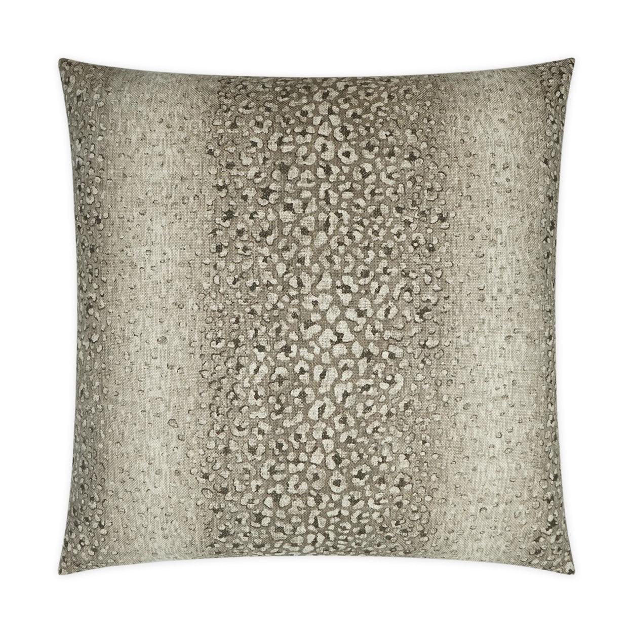 Nala Mushroom Animal Tan Taupe Grey Large Throw Pillow With Insert - Uptown Sebastian