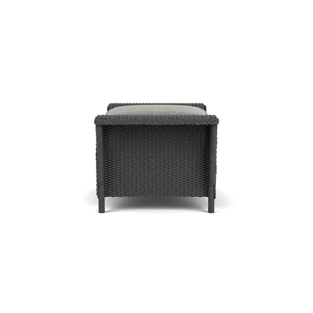 Nantucket Large Ottoman Premium Wicker Furniture Lloyd Flanders - Uptown Sebastian