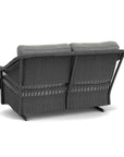 Nantucket Loveseat Glider Premium Wicker Furniture Lloyd Flanders - Uptown Sebastian