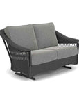 Nantucket Loveseat Glider Premium Wicker Furniture Lloyd Flanders - Uptown Sebastian