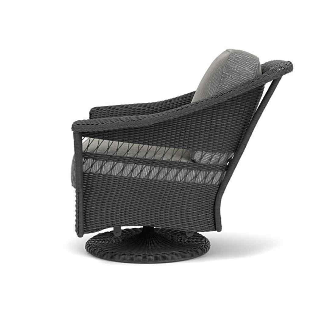 Nantucket Swivel Glider Lounge Chair Premium Wicker Furniture - Uptown Sebastian