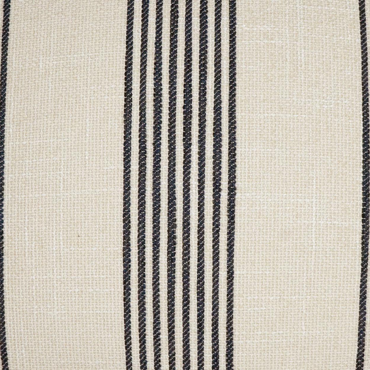 Newport Linen Stripes Nautical Tan Taupe Large Throw Pillow With Insert - Uptown Sebastian