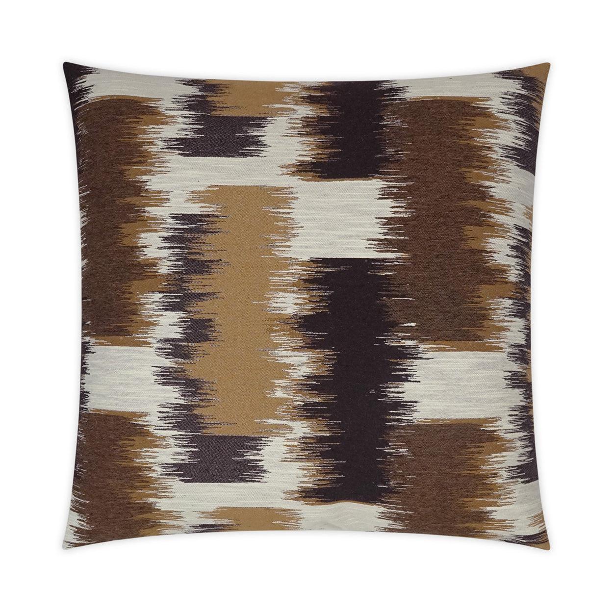 Nila Max Caramel Western Chic Brown Large Throw Pillow With Insert - Uptown Sebastian