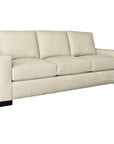 No Regrets Top Grain Leather Couch High Back Made In the USA - Uptown Sebastian