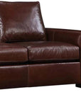 No Regrets Top Grain Leather Couch High Back Made In the USA - Uptown Sebastian