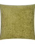 Norse Moss Solid Textured Green Large Throw Pillow With Insert - Uptown Sebastian