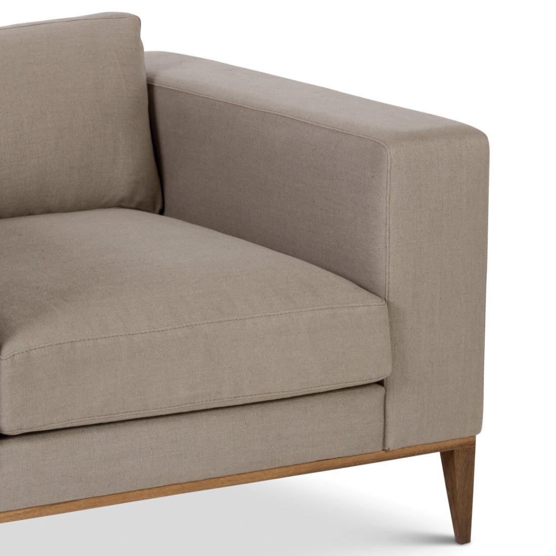 Orson Classic and Sustainable Custom Leather Couch - Uptown Sebastian