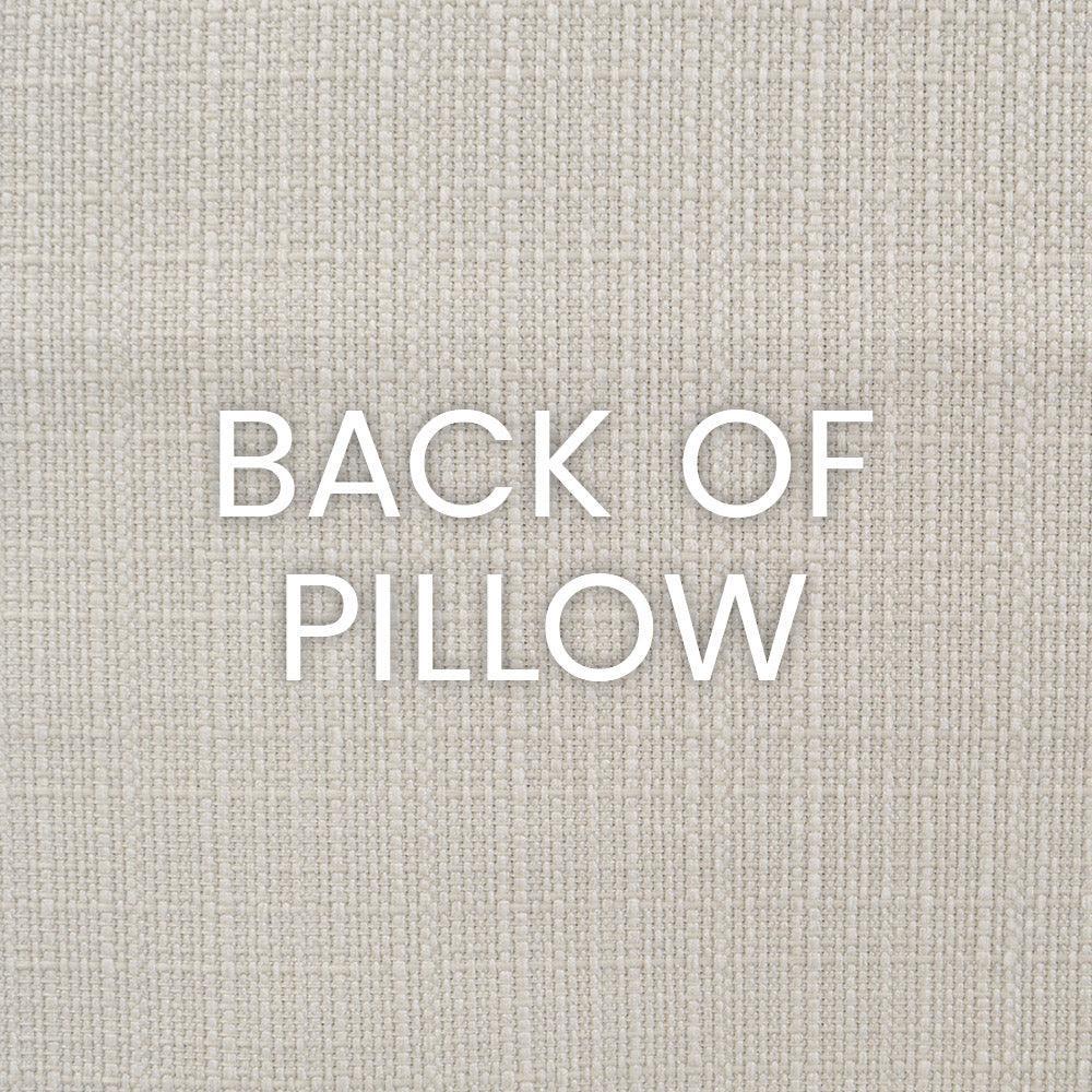 Paros IvoryBand Grey Large Throw Pillow With Insert - Uptown Sebastian