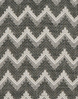 Parquet Charcoal Global Chevron Grey Large Throw Pillow With Insert - Uptown Sebastian