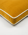 Posh Box Mustard Solid Yellow Large Throw Pillow With Insert - Uptown Sebastian