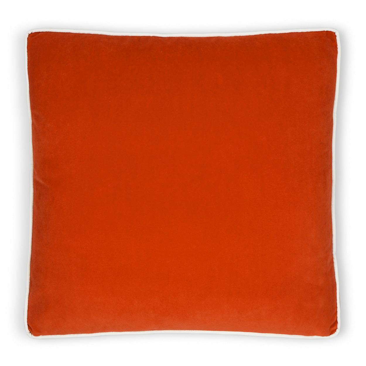 Posh Box Orange Solid Orange Large Throw Pillow With Insert - Uptown Sebastian