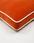 Posh Box Orange Solid Orange Large Throw Pillow With Insert - Uptown Sebastian