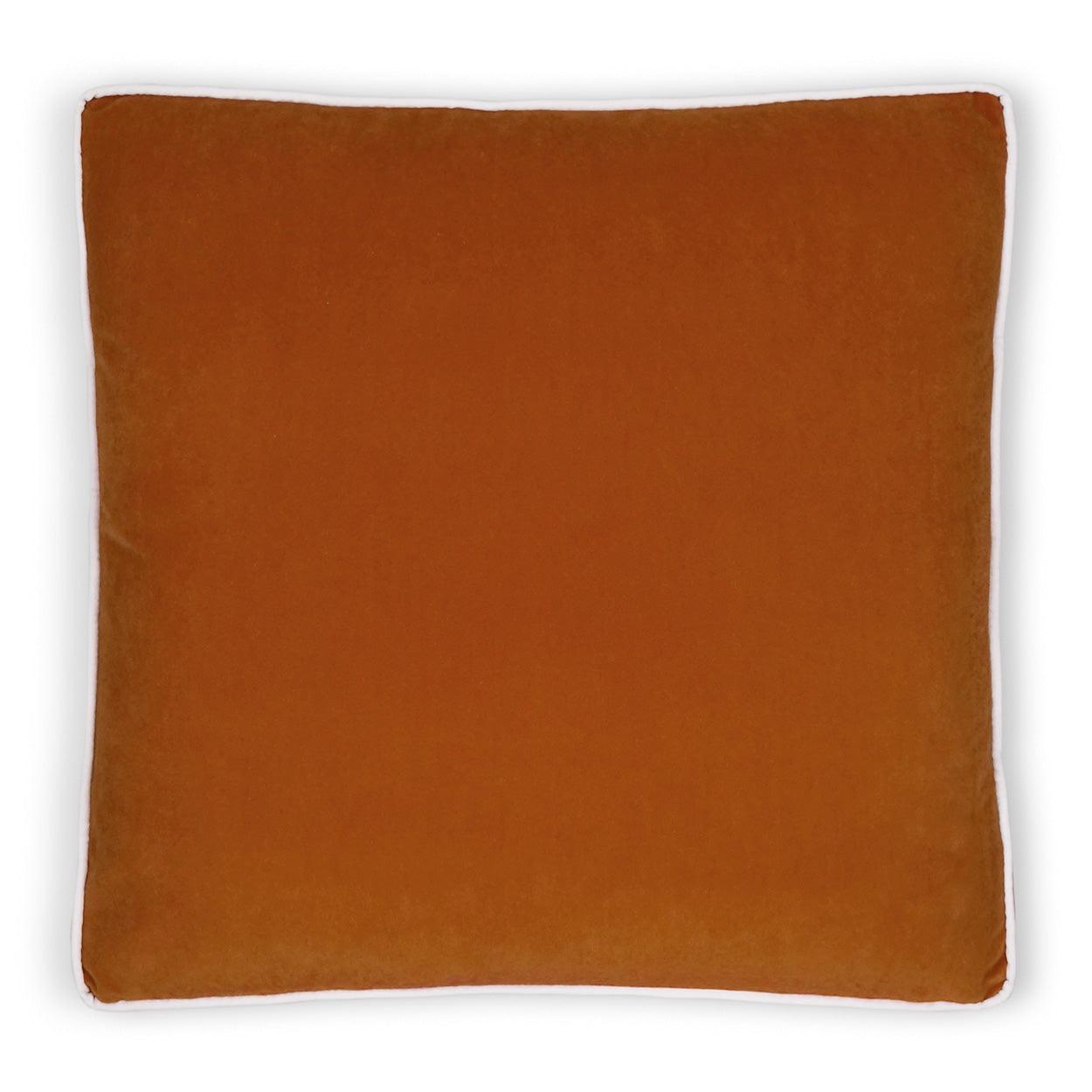 Posh Box Sedona Solid Orange Large Throw Pillow With Insert - Uptown Sebastian