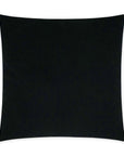 Posh Duo Black Solid Black Large Throw Pillow With Insert - Uptown Sebastian