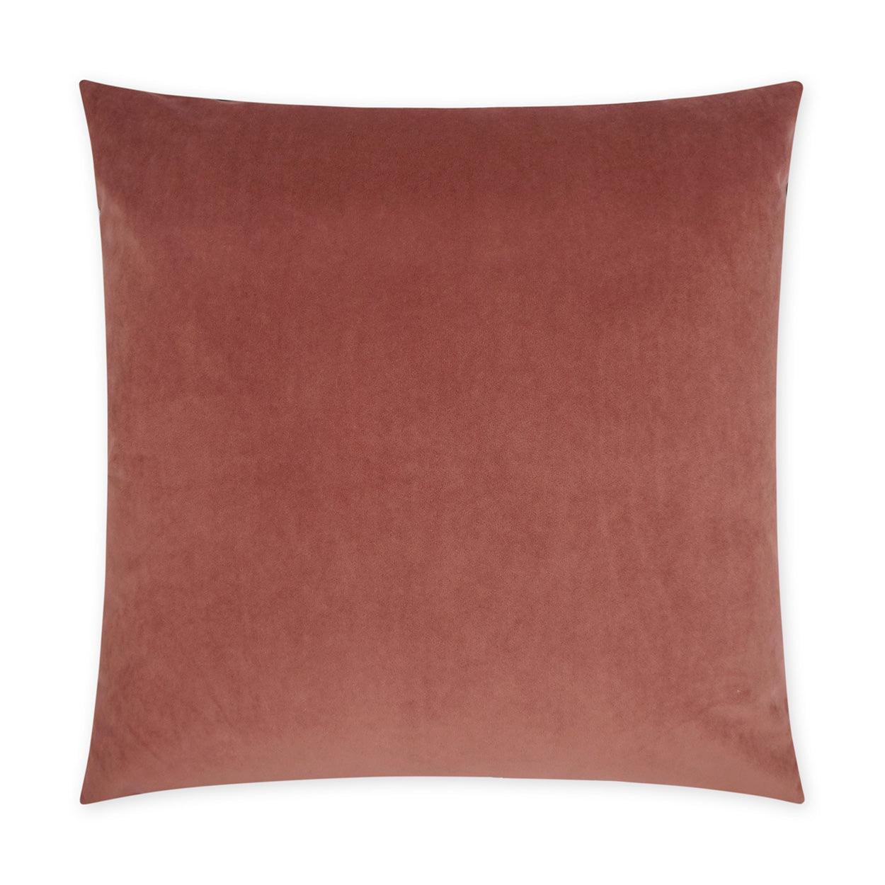 Posh Duo Petal Solid Blush Large Throw Pillow With Insert - Uptown Sebastian