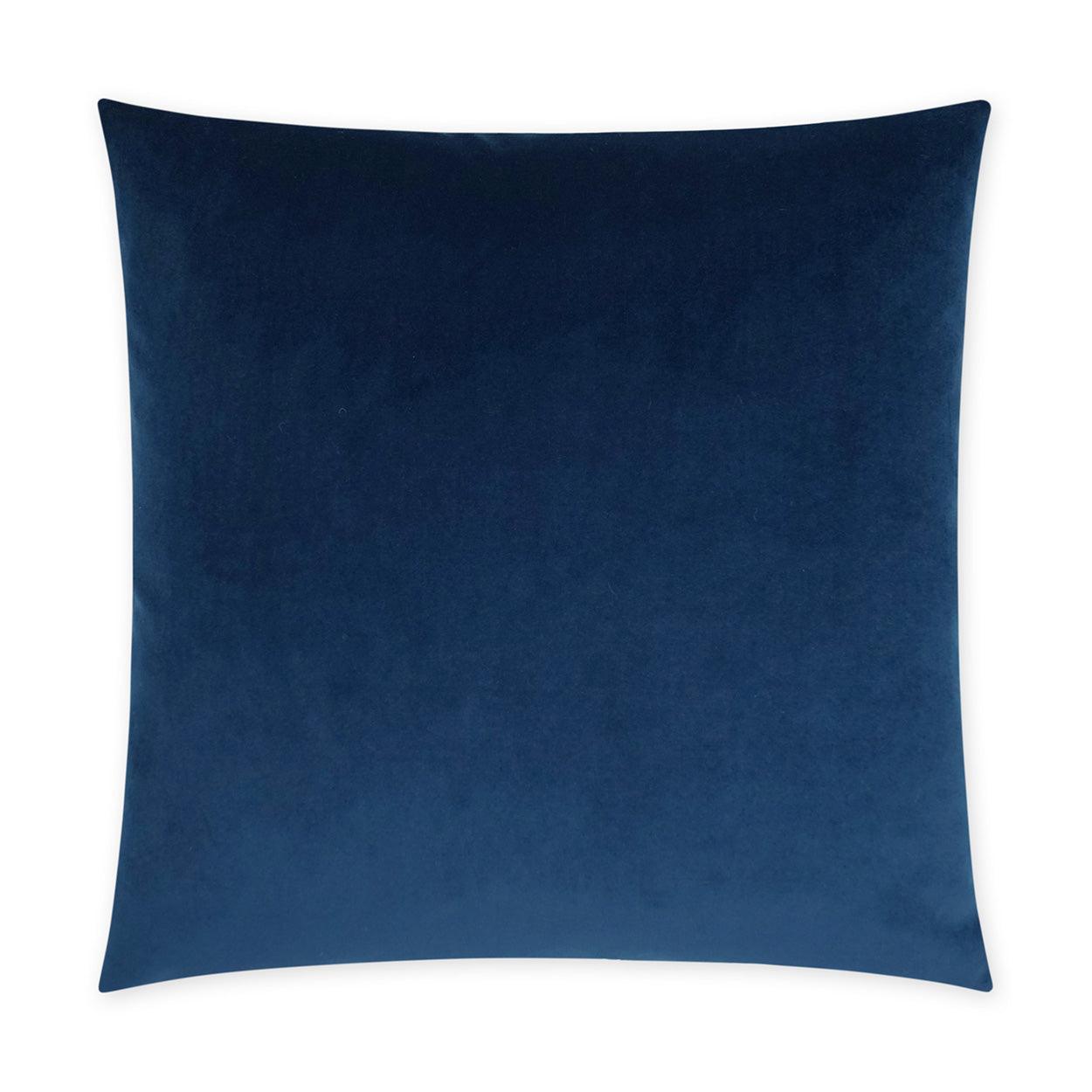 Posh Duo Royal Solid Navy Large Throw Pillow With Insert - Uptown Sebastian