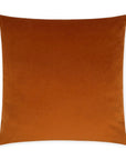 Posh Duo Sedona Solid Orange Large Throw Pillow With Insert - Uptown Sebastian