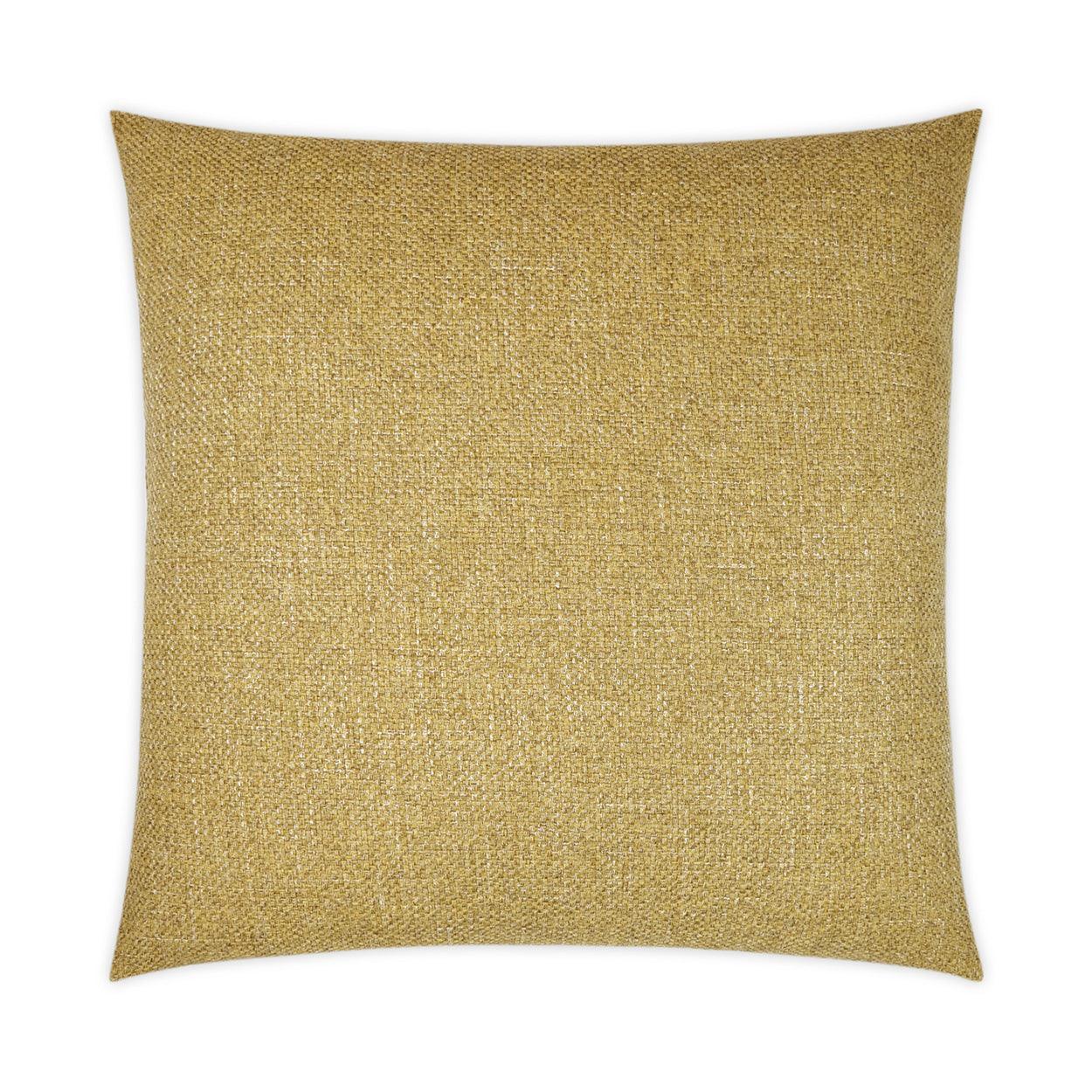 Prelude Corn Solid Yellow Large Throw Pillow With Insert - Uptown Sebastian