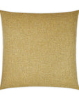 Prelude Corn Solid Yellow Large Throw Pillow With Insert - Uptown Sebastian