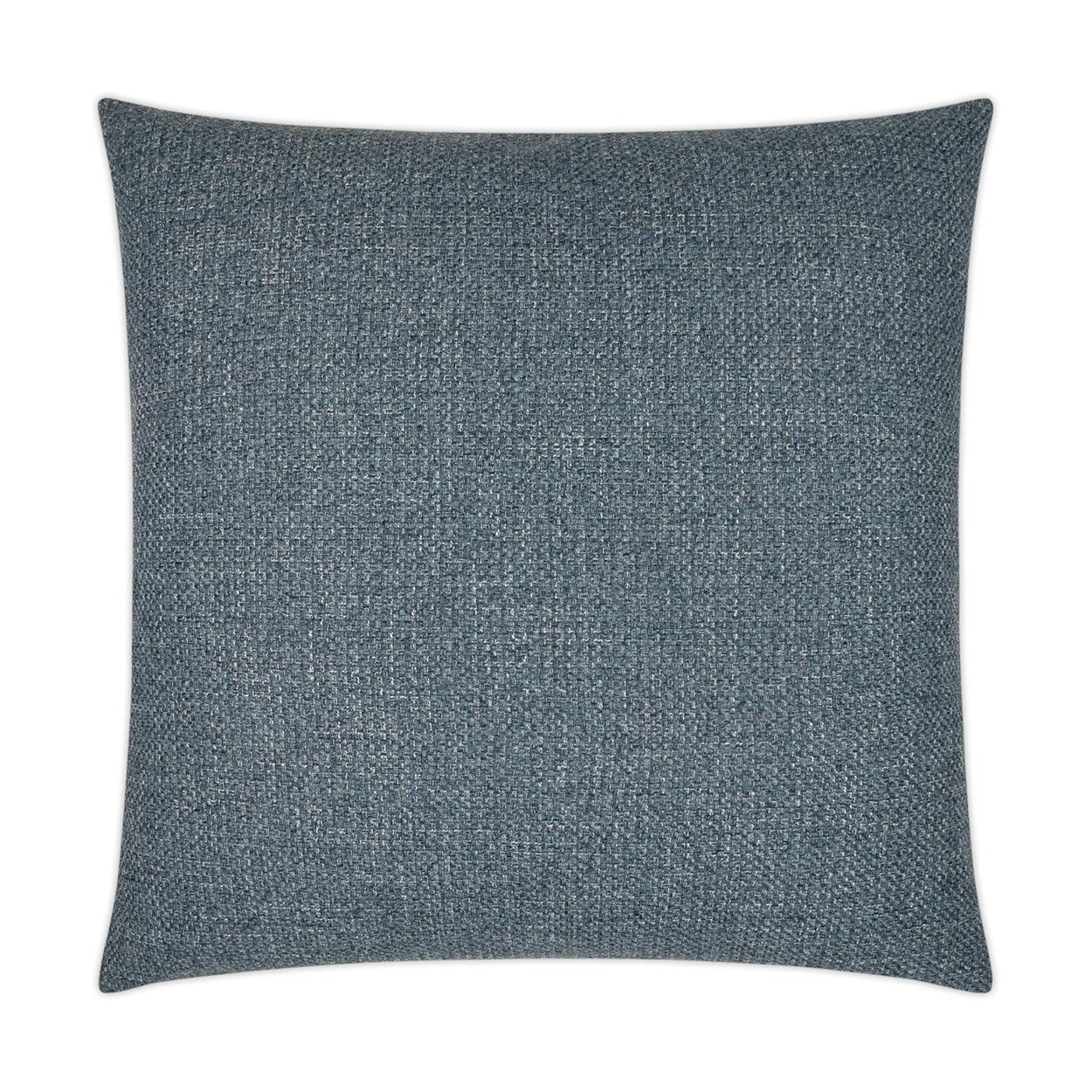 Prelude Harbor Solid Blue Large Throw Pillow With Insert - Uptown Sebastian