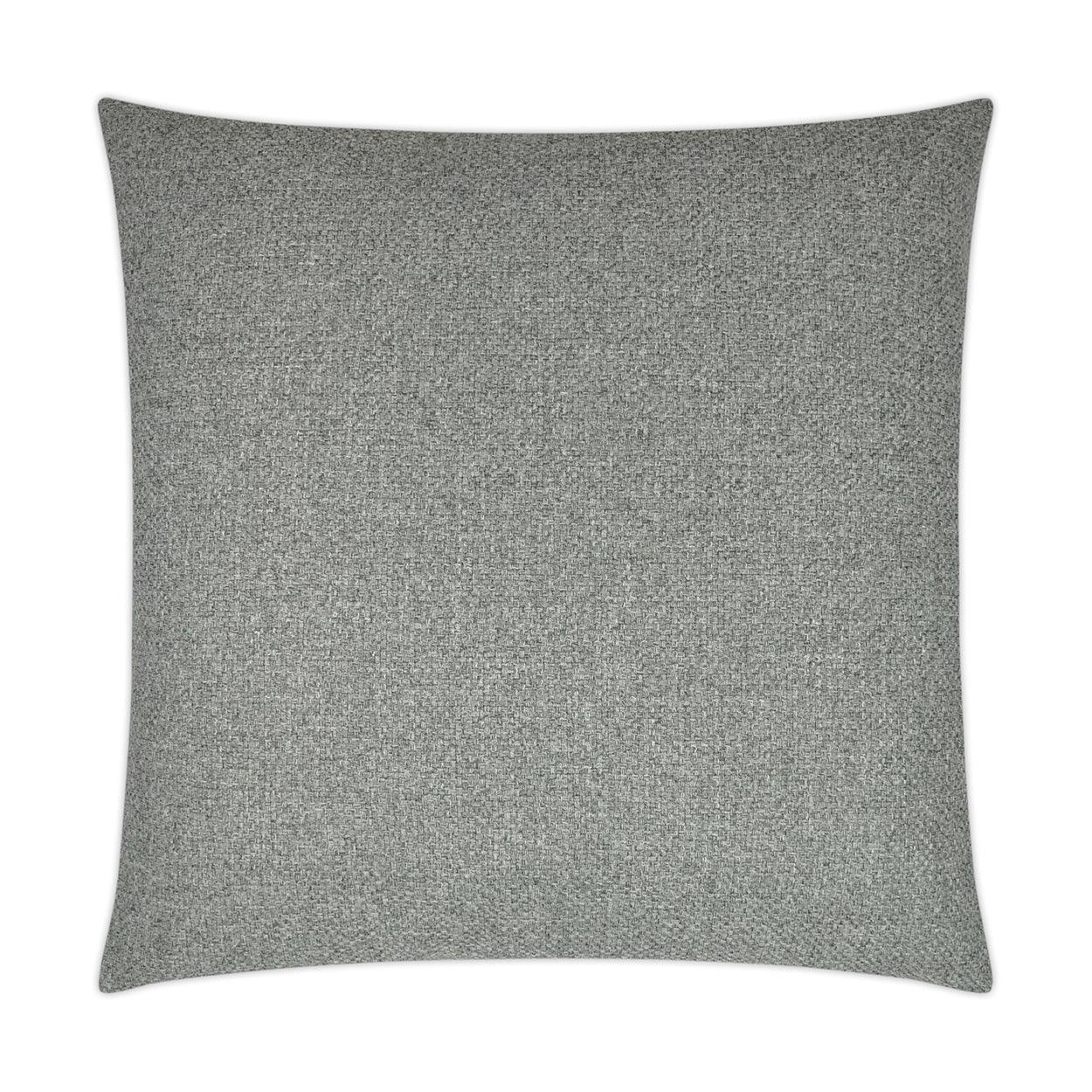 Prelude Pewter Solid Grey Large Throw Pillow With Insert - Uptown Sebastian