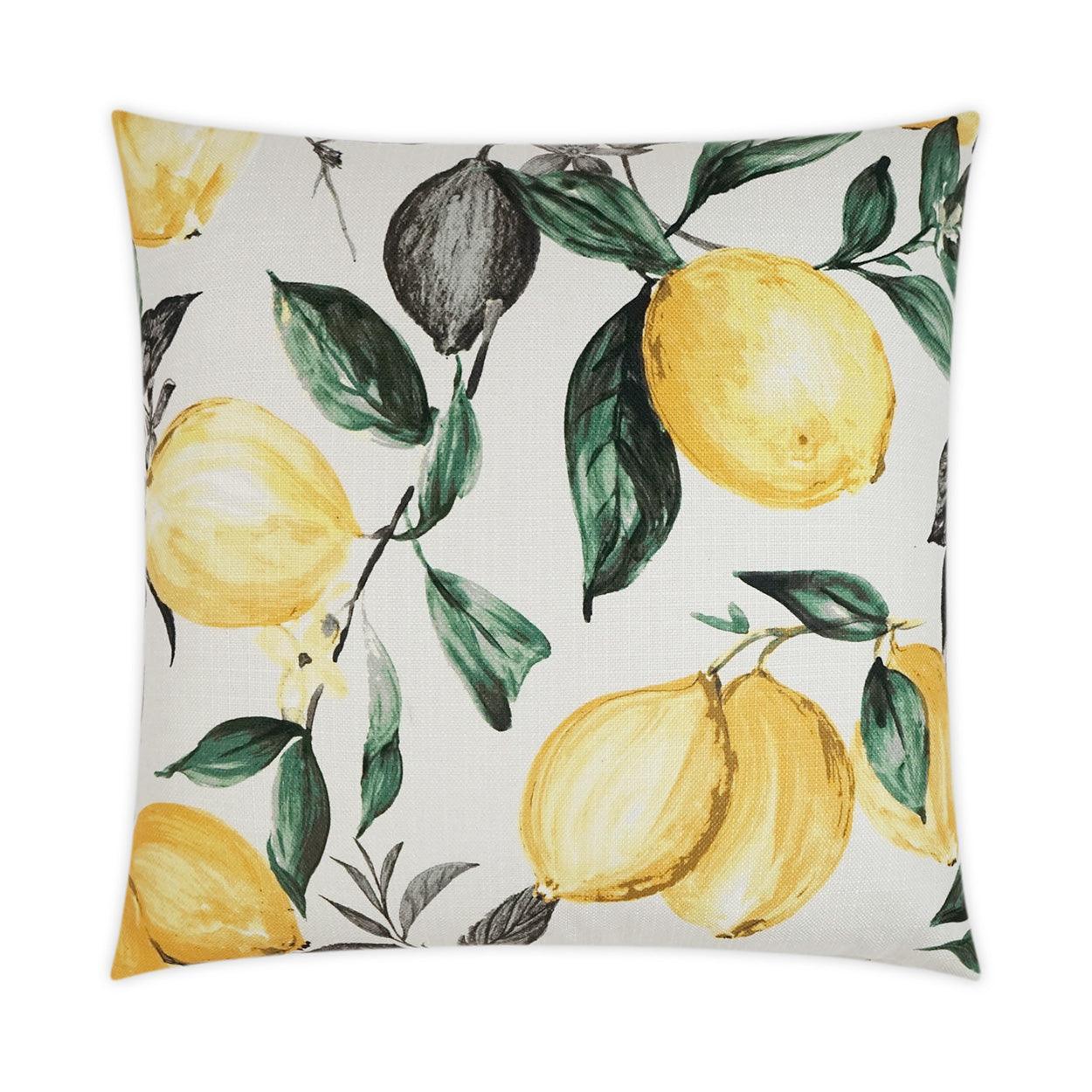 Pucker Farmhouse Novelty Yellow Large Throw Pillow With Insert - Uptown Sebastian