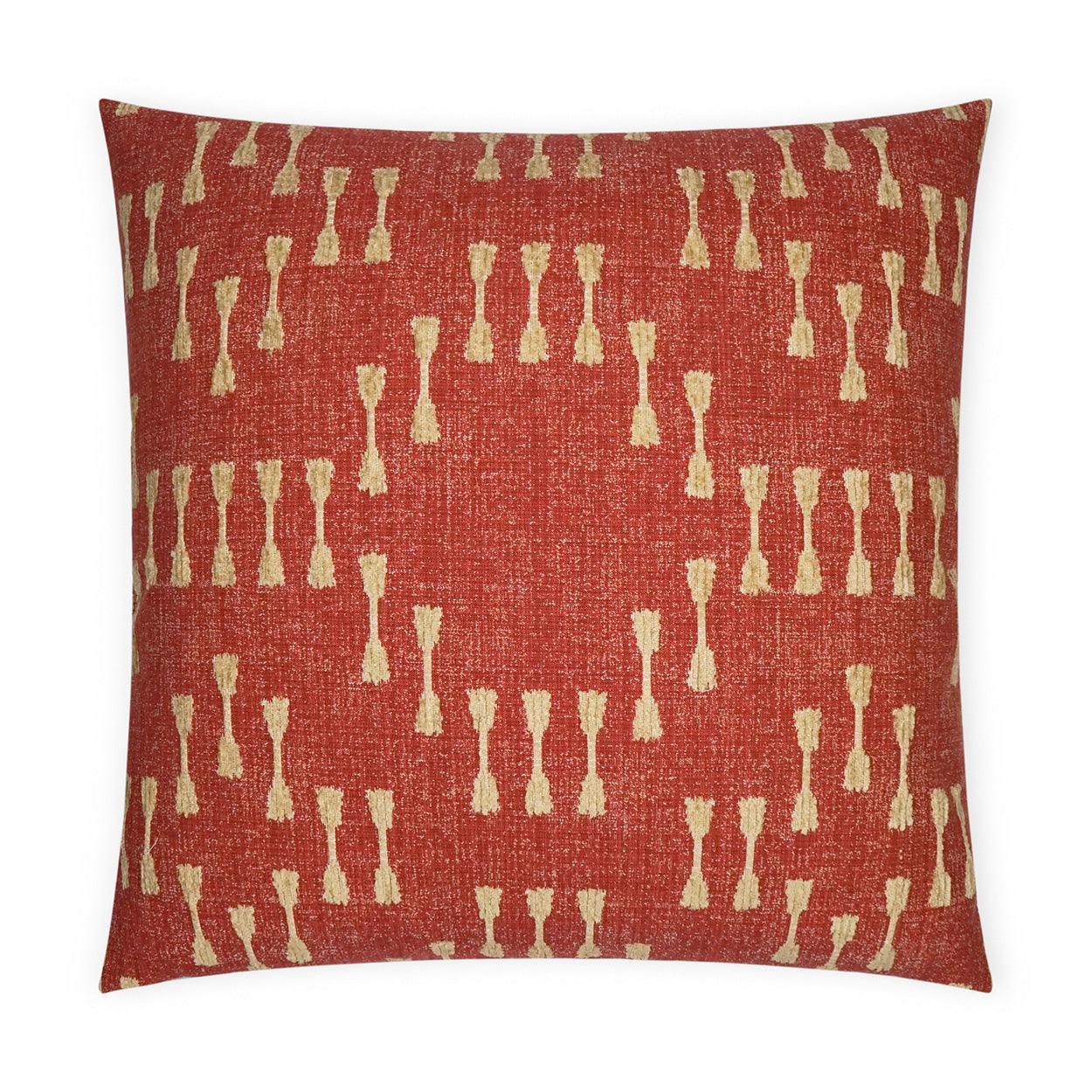 Purnima Pimento Global Red Large Throw Pillow With Insert - Uptown Sebastian