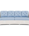 Reflections Crescent Sofa All Weather Wicker Sunbrella Cushions - Uptown Sebastian