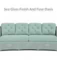 Reflections Wicker Crescent Sofa 7PC Lounge Set With Chairs and Tables - Uptown Sebastian