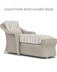 Reflections Wicker Day Chaise Lounger With Side Table 2PC Set - Uptown Sebastian