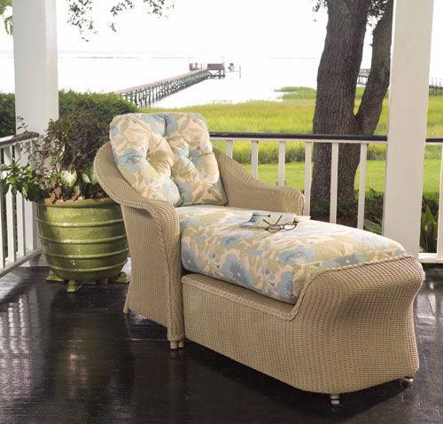 Reflections Wicker Day Chaise Lounger With Side Table 2PC Set - Uptown Sebastian