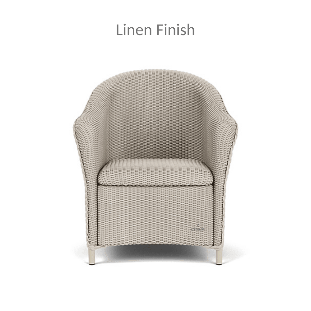 Reflections Wicker Dining Armchair With Padded Seat Lloyd Flanders - Uptown Sebastian