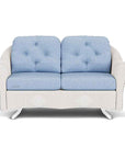 Reflections Wicker Glider Loveseat With Sunbrella Cushions Lloyd Flanders - Uptown Sebastian