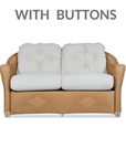 Reflections Wicker Glider Loveseat With Sunbrella Cushions Lloyd Flanders - Uptown Sebastian